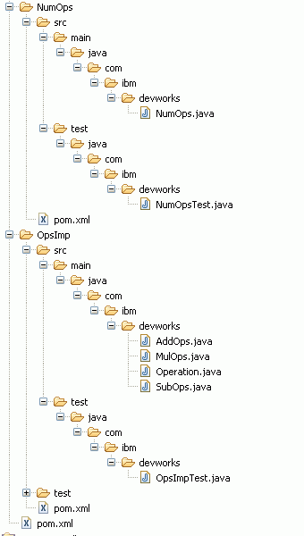 多模块项目的目录结构