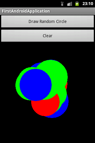 Android开发（1）：随机绘制彩色实心圆