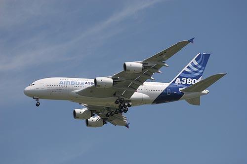 航展上的A380